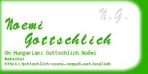 noemi gottschlich business card